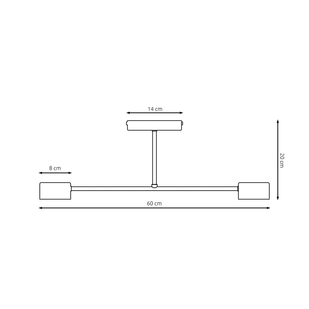 Plafondlamp Klardy Zwart - Afbeelding 8