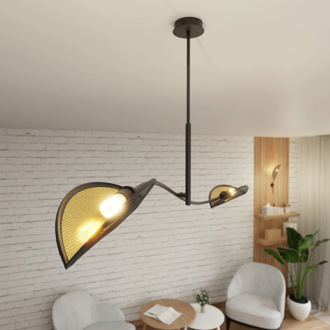 Plafondlamp Luser Zwart Ø12 cm - Afbeelding 8