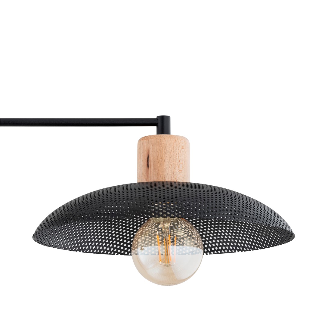 Kroonluchter Vummea Zwart Ø30 cm - Afbeelding 8