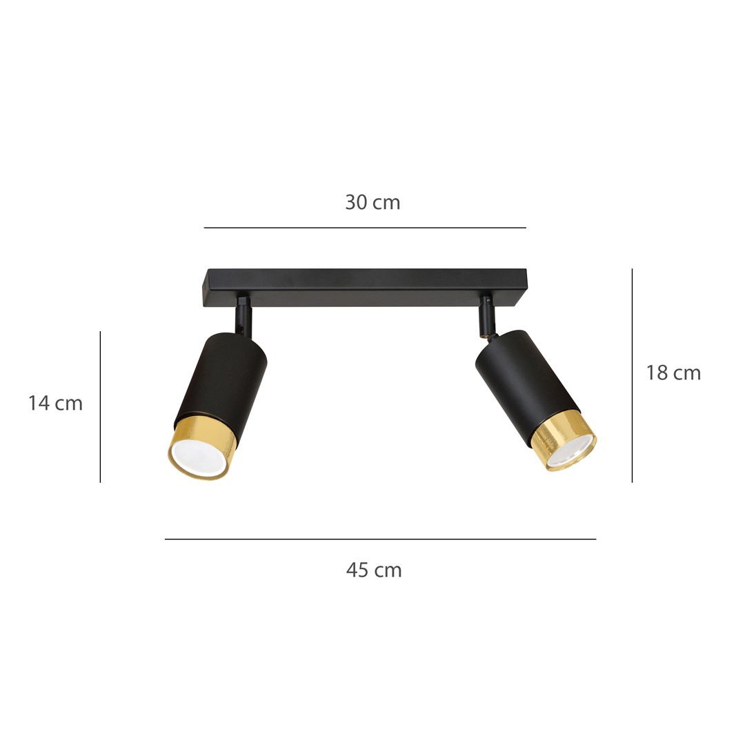 Plafondlamp Mondak Zwart - Afbeelding 8