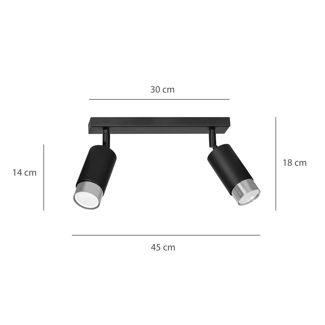 Plafondlamp Staurdek Zwart - Afbeelding 8