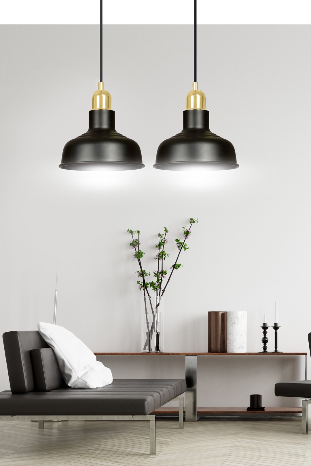Hanglamp Trirnor Zwart - Afbeelding 9