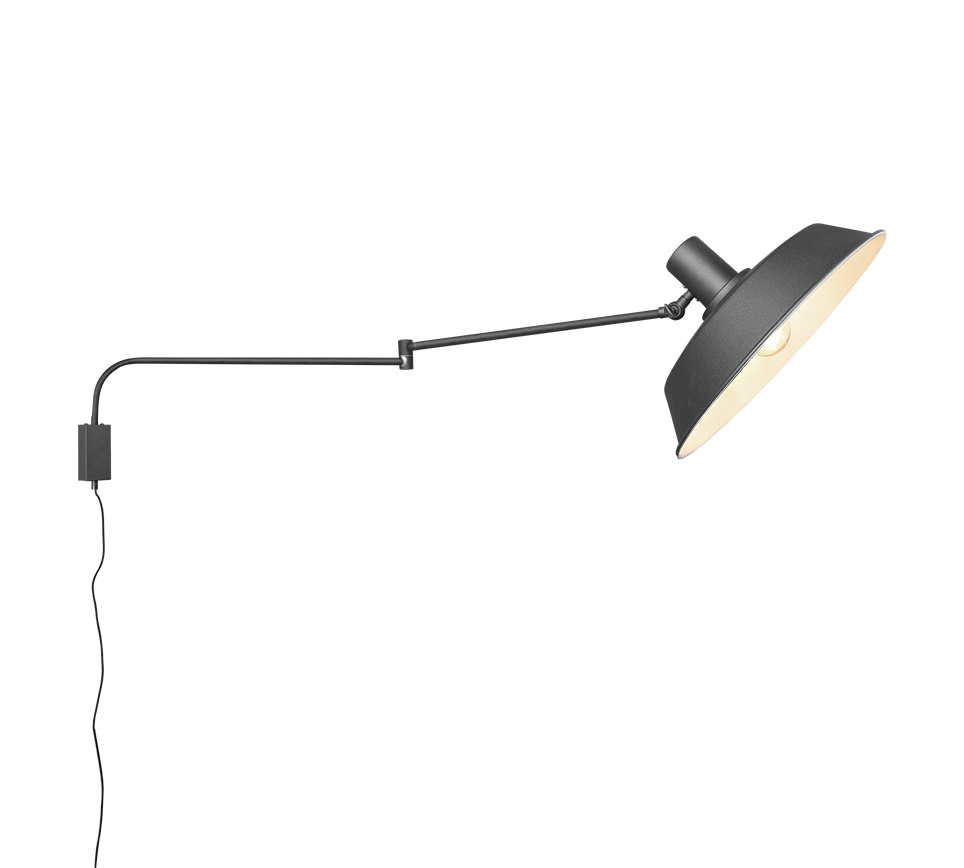 Wandlamp Valvos Mat Zwart - Set van 3