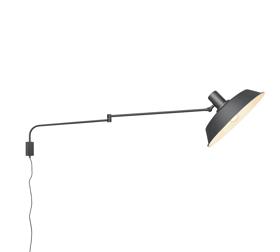 Wandlamp Valvos Mat Zwart - Set van 3 - Afbeelding 3