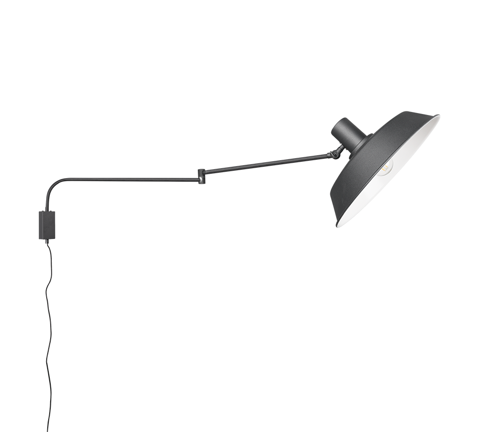 Wandlamp Valvos Mat Zwart - Set van 3 - Afbeelding 4