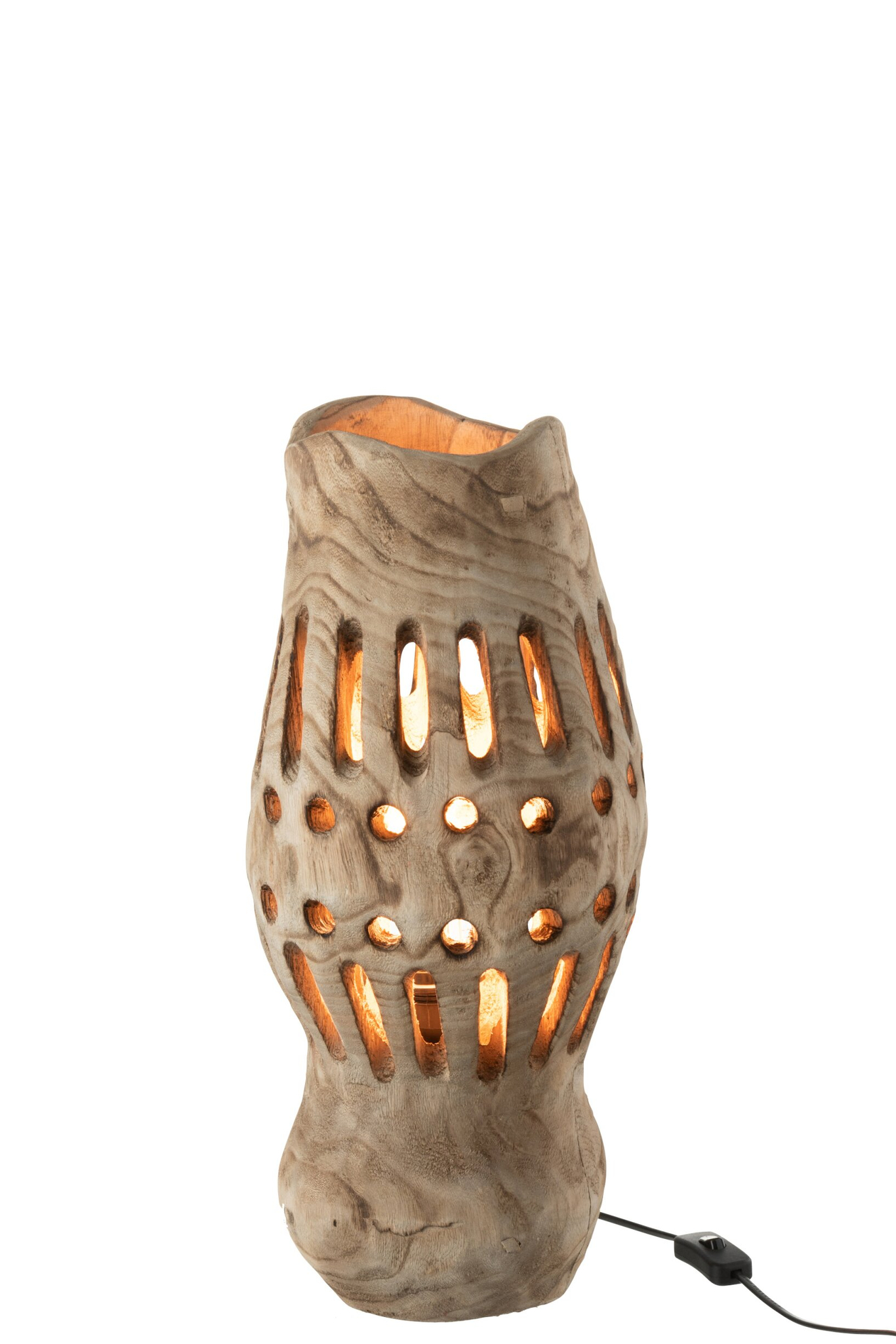 Lamp Geeldone Hout