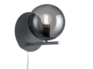 Wandlamp Brator Antraciet - Set van 3