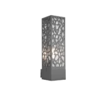 Wandlamp Sensik antraciet, set van 3, met opengewerkt design en helder licht voor buitengebruik, IP44