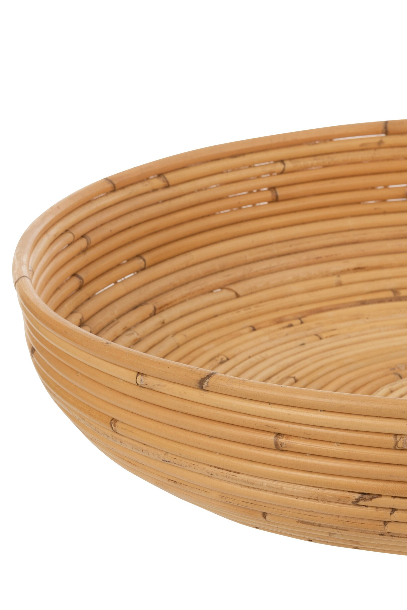 Schaal Slierdol Rotan Naturel - Set van 2 - Afbeelding 2