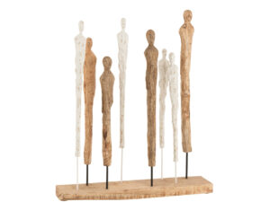 Beeld Preinsan Mangohout Wit H57,5 cm