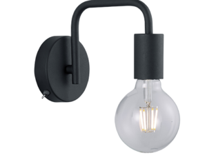 Wandlamp Stile Mat Zwart - Set van 3