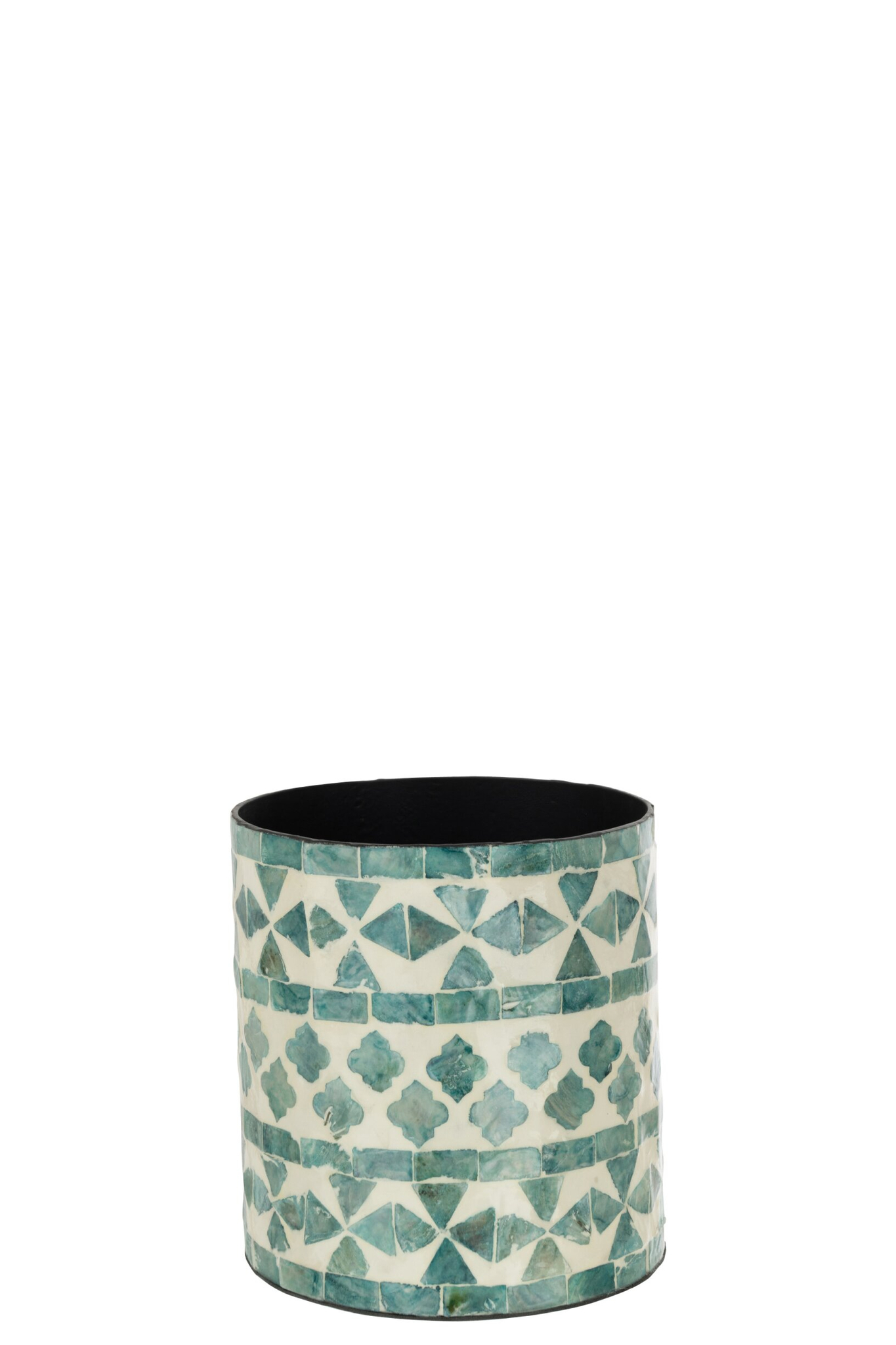 Bloempot Slustal Keramiek Blauw H15 cm