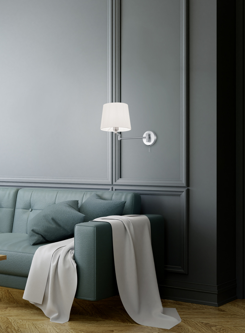 Wandlamp Paldik Mat Nikkel - Set van 3 - Afbeelding 2
