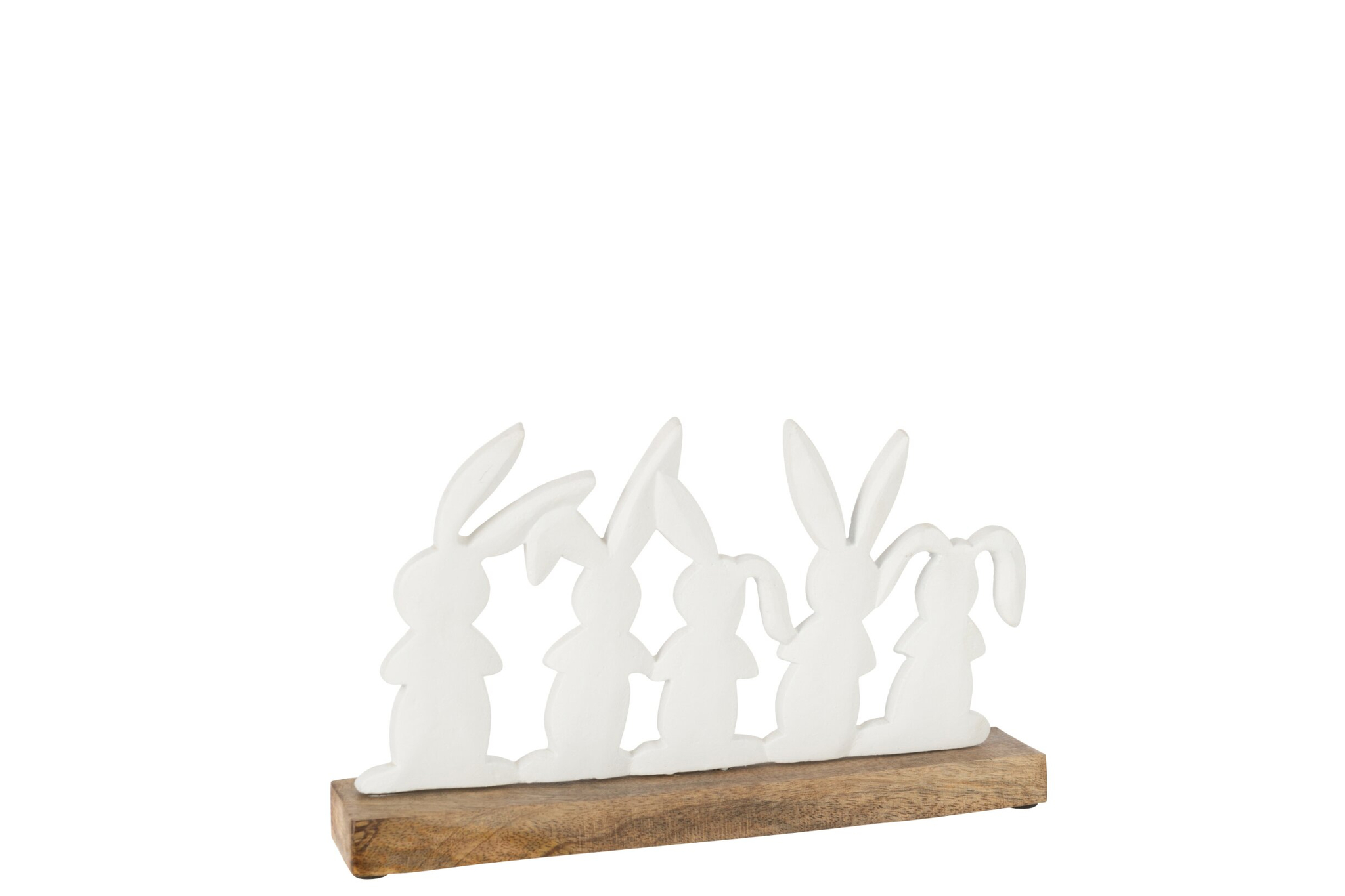 Decoratiefiguur Lotek Aluminium Wit H17 cm