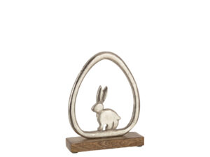 Decoratiefiguur Breelvik Aluminium Zilver H24 cm
