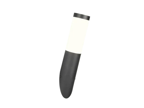 Wandlamp Juvano mat zwart met strak cilindervormig design en witte lichtdiffuser, set van 3
