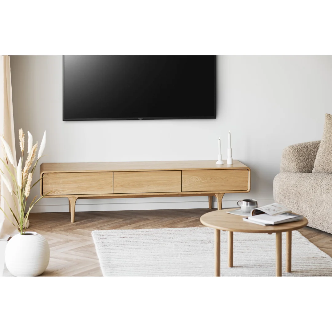 Salontafel Pukal Eiken Ø70 cm - Afbeelding 5