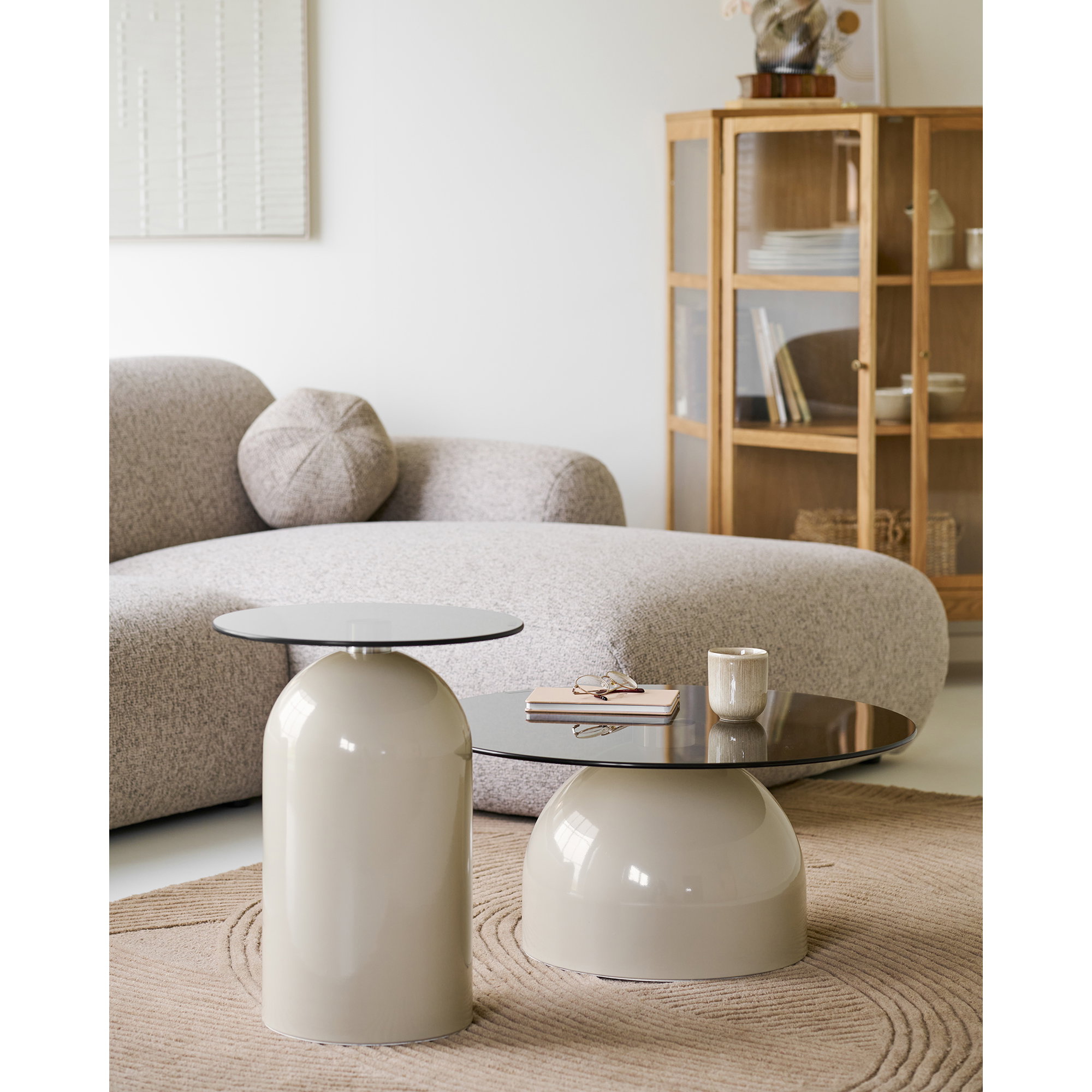 Salontafel Greinden Metaal Ø70 cm - Afbeelding 7