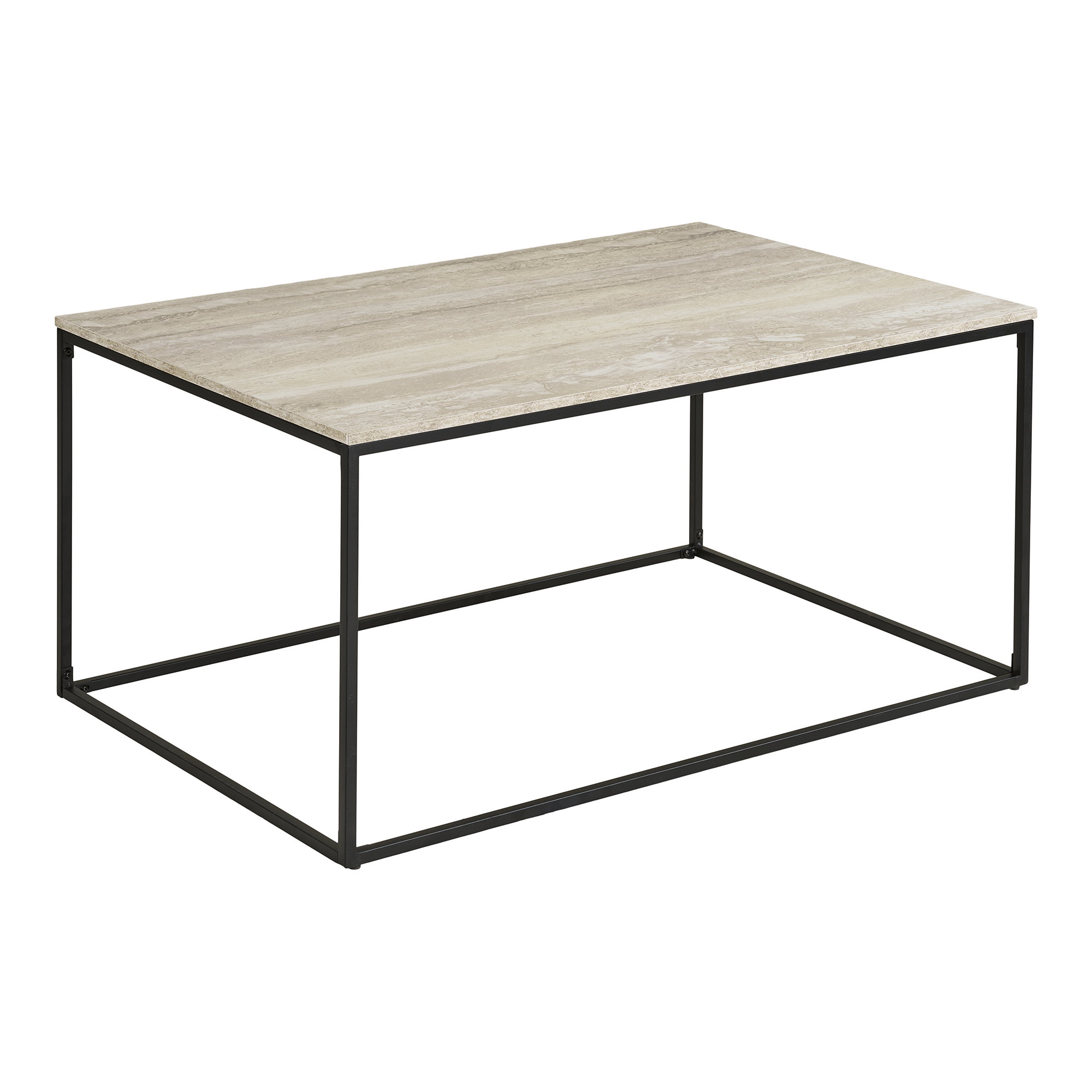 Salontafel Nindaro Staal 90x60 cm