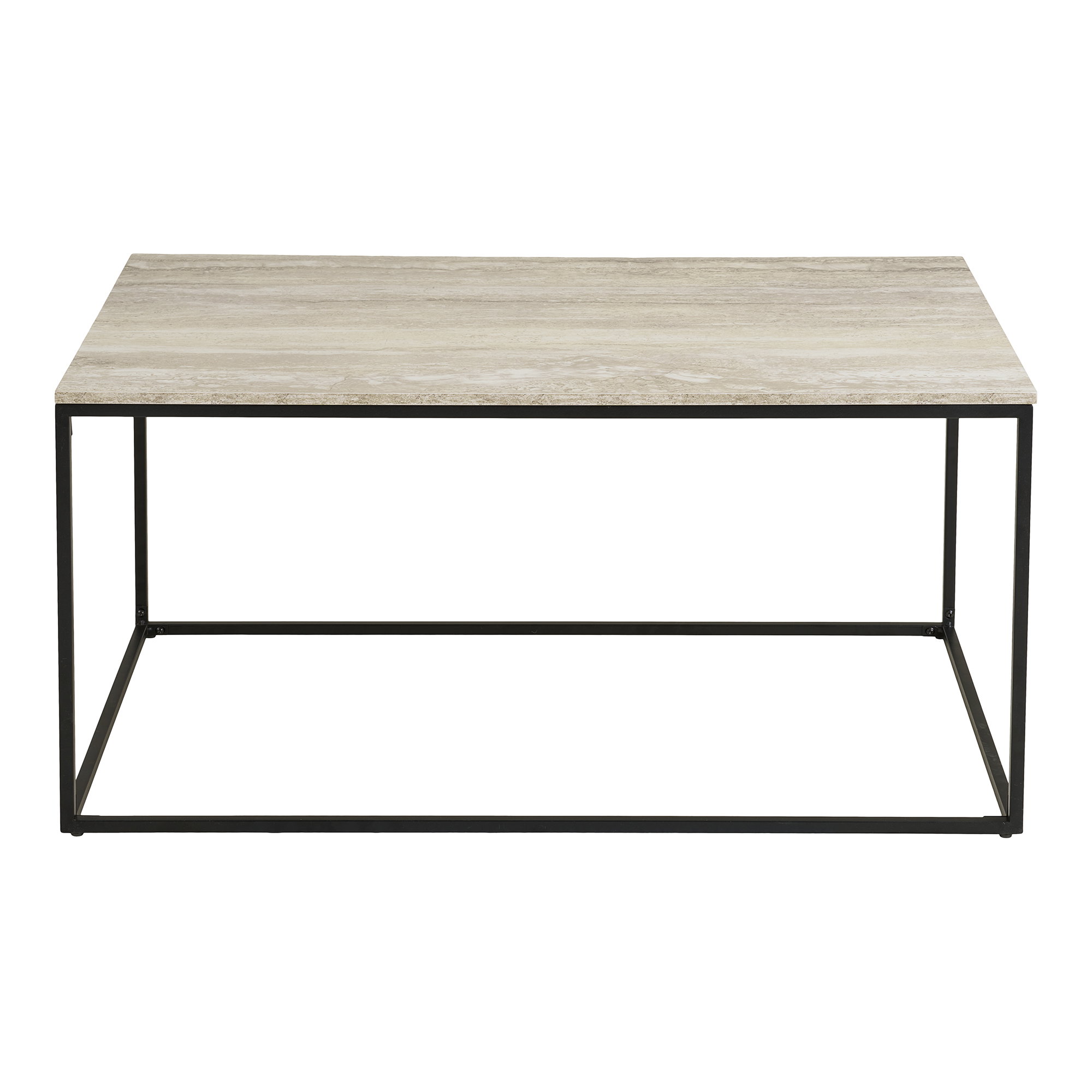 Salontafel Nindaro Staal 90x60 cm - Afbeelding 2