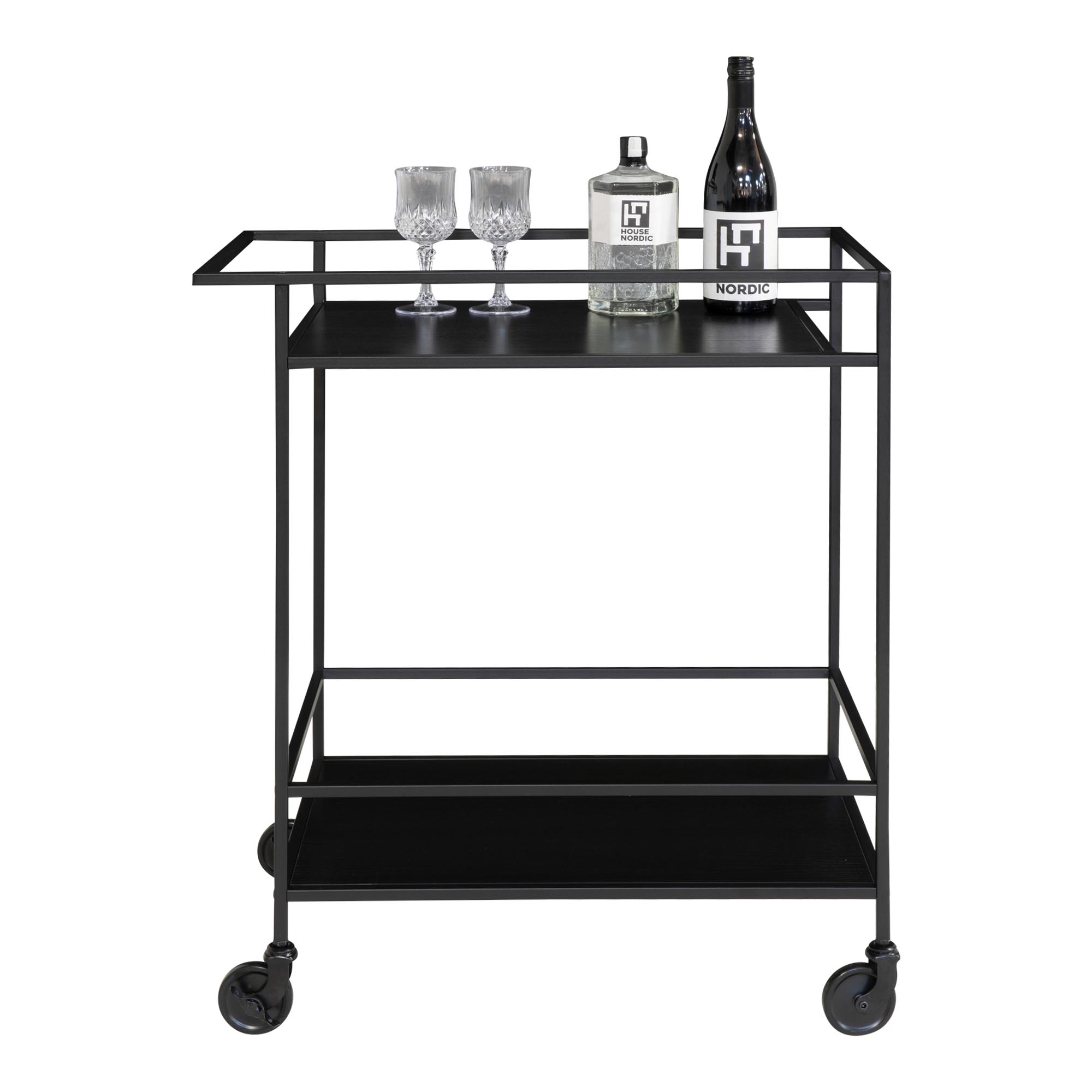 Barmeubel Ginder Zwart 68 cm - Afbeelding 3