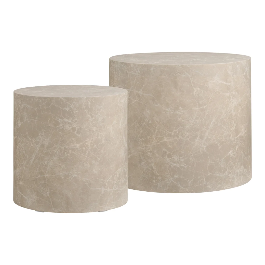 Salontafel Zeimmand 38 cm marmer - Afbeelding 2
