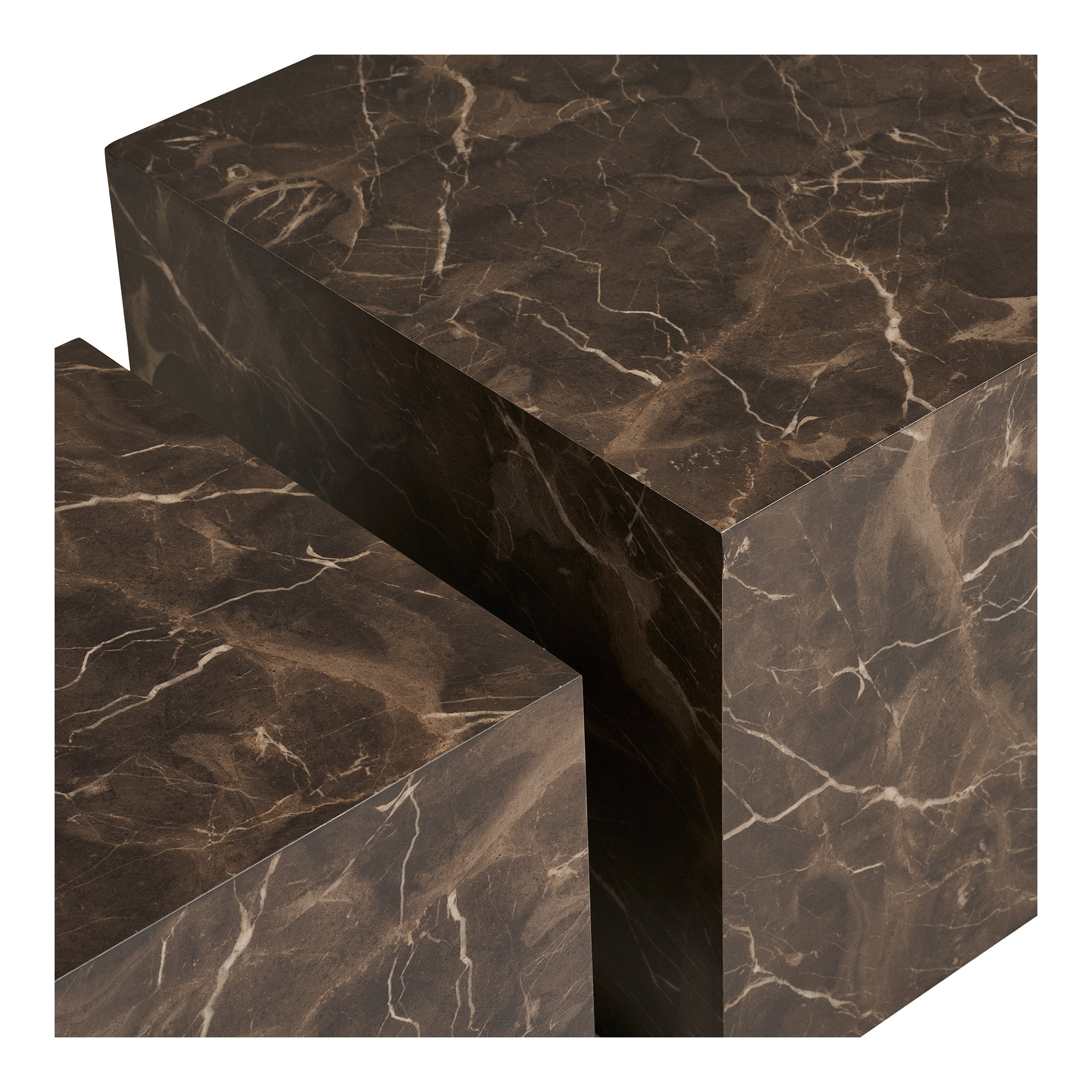 Salontafel Poossen MDF 40 cm - Set van 2 - Afbeelding 3