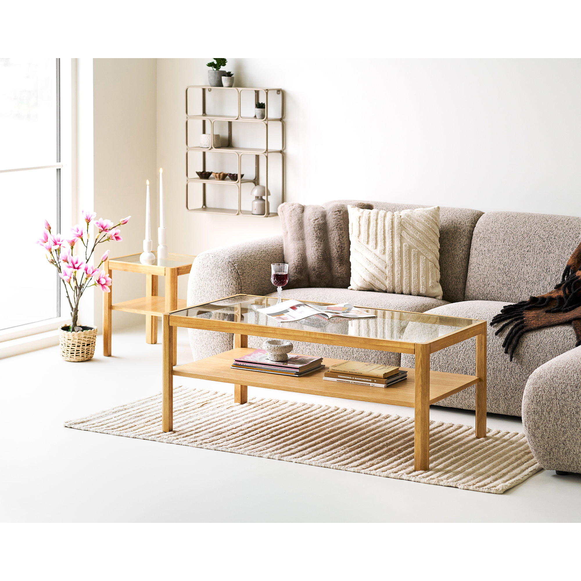 Salontafel Sunsar Eiken 110 cm - Afbeelding 4
