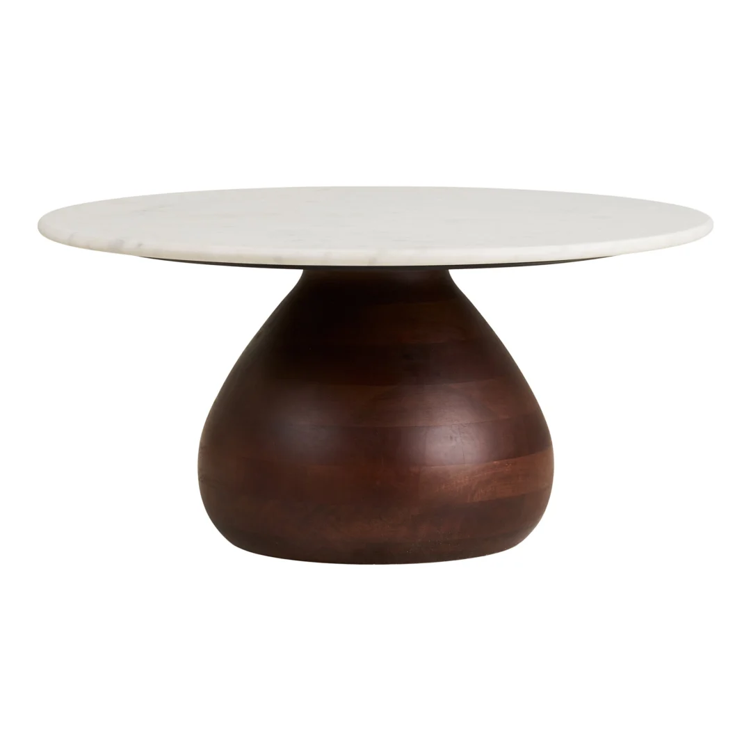 Salontafel Billu Mangohout Ø70 cm - Afbeelding 2
