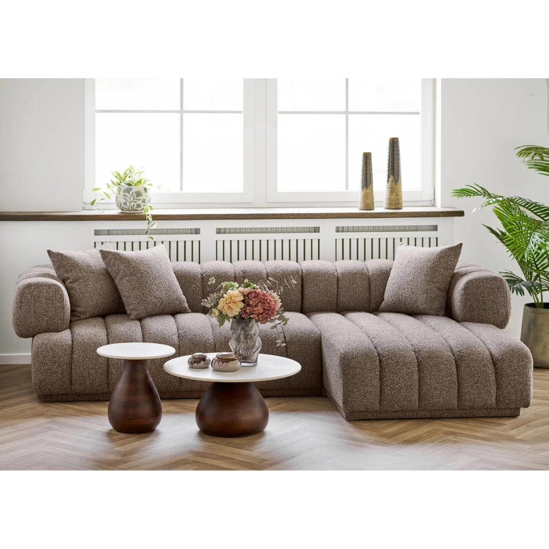 Salontafel Billu Mangohout Ø70 cm - Afbeelding 5