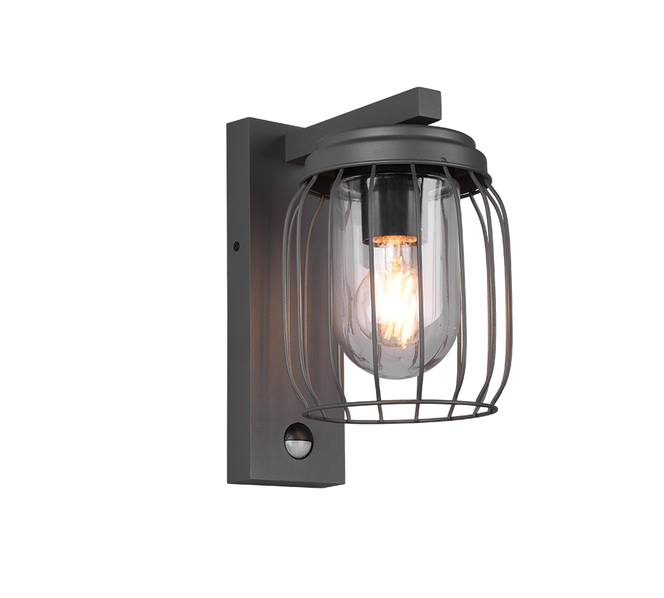 Wandlamp Ciedone Antraciet - Set van 3