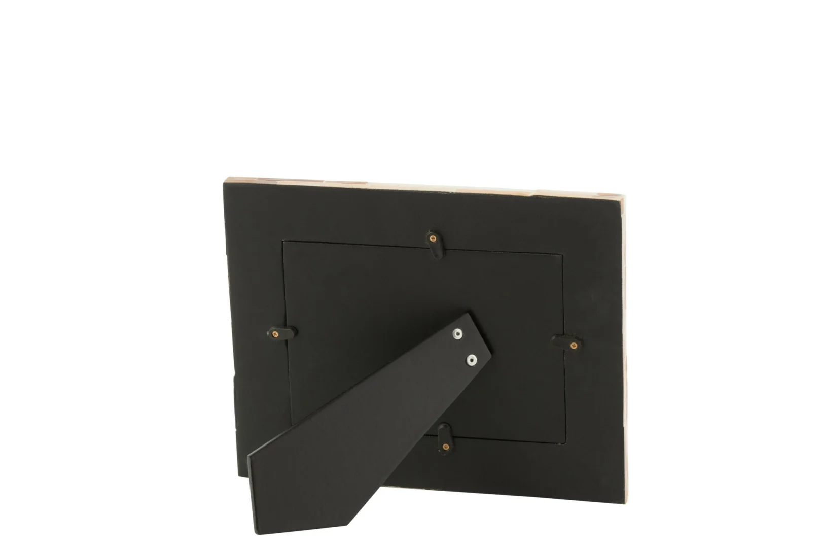 Achterkant van Fotolijst Rario MDF Beige met standaard en ophangsysteem