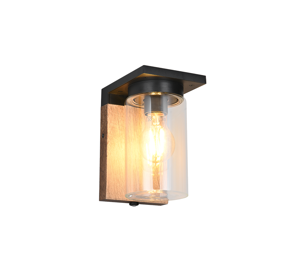 Wandlamp Pookena Transparant - Set van 3