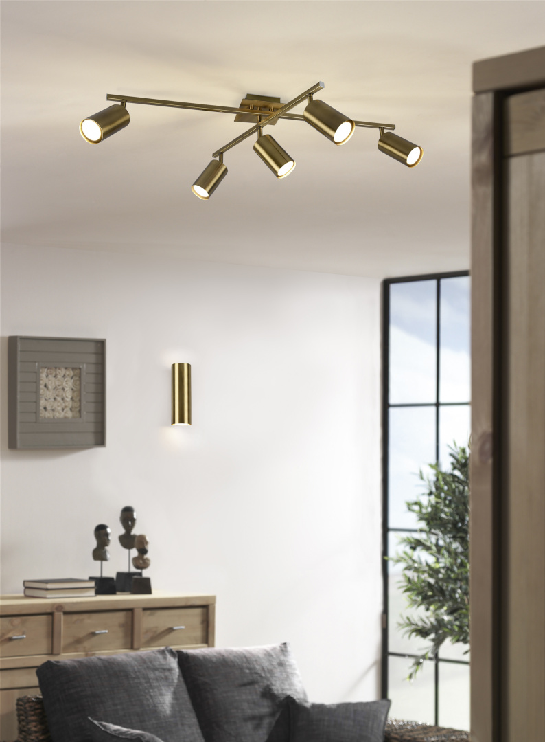 Wandlamp Moossik Brons - Set van 3 - Afbeelding 3