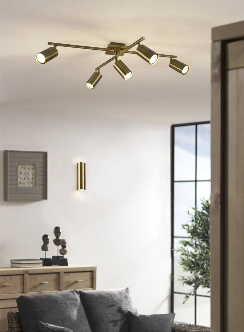 Wandlamp Moossik Brons - Set van 3 - Afbeelding 3