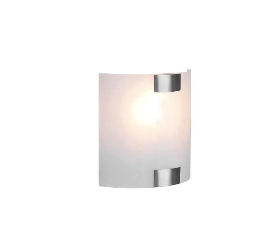 Wandlamp Gedal Mat Nikkel - Set van 3