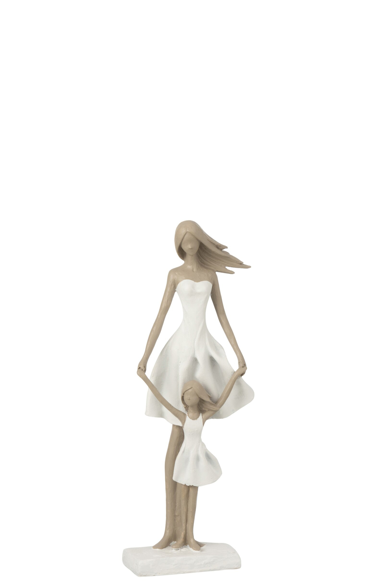 Beeld Kullira Steen Wit H32,5 cm - Afbeelding 2