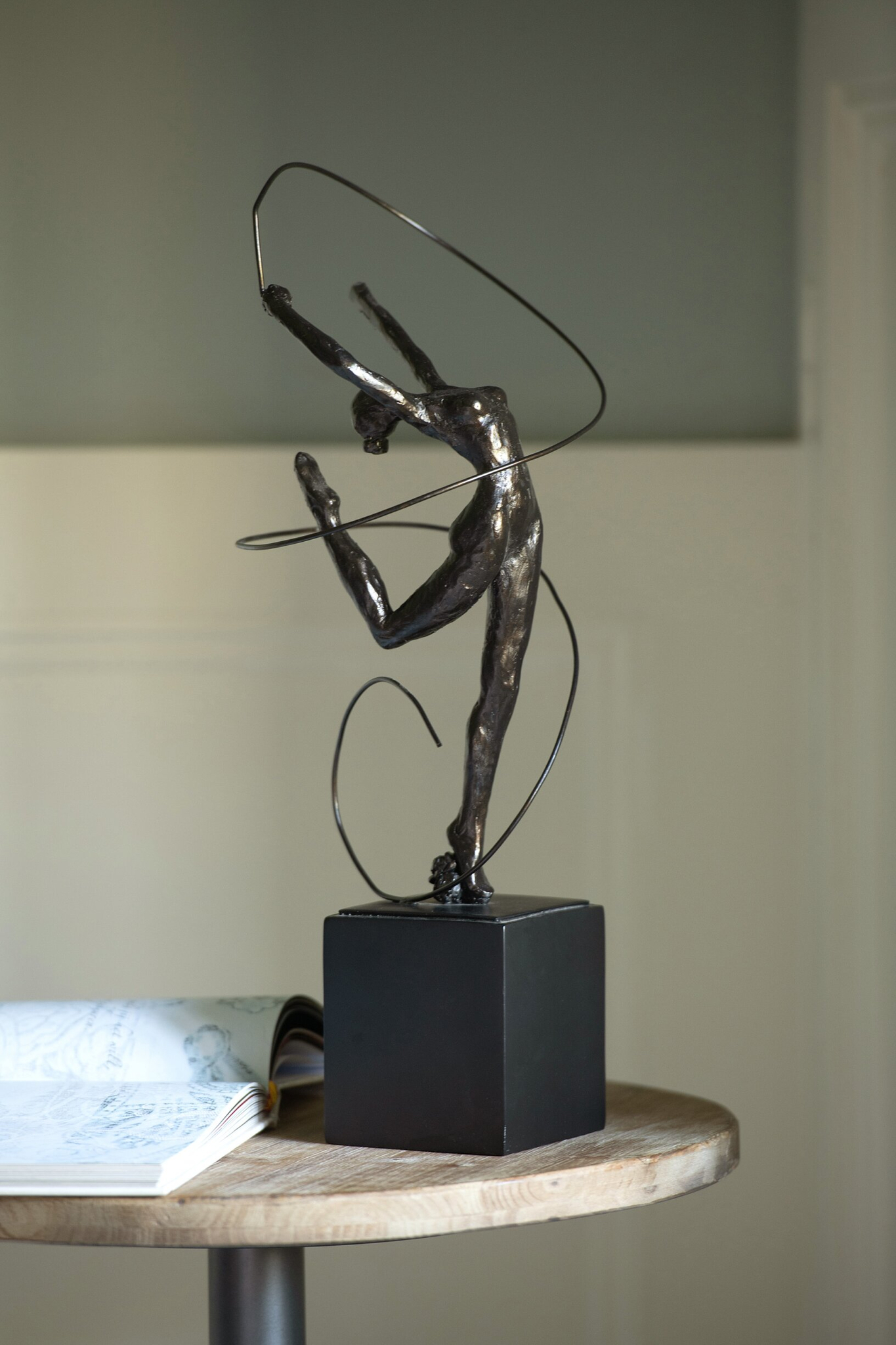 Beeld Preemmon Steen Bruin H46 cm