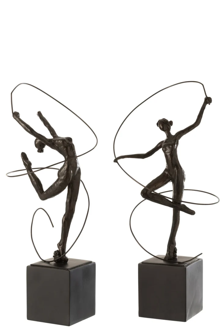 Beeld Preemmon Steen Bruin H46 cm - Afbeelding 2