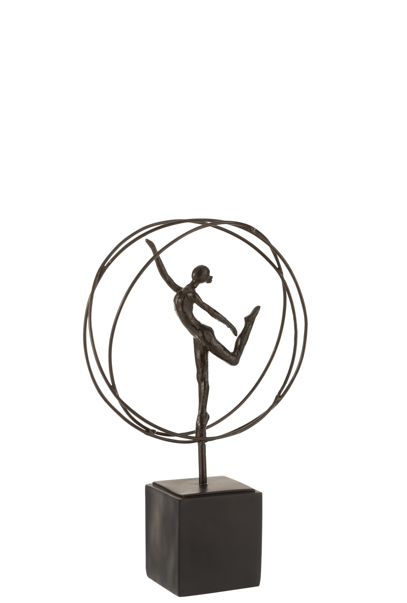 Beeld Grinne Steen Bruin H36 cm