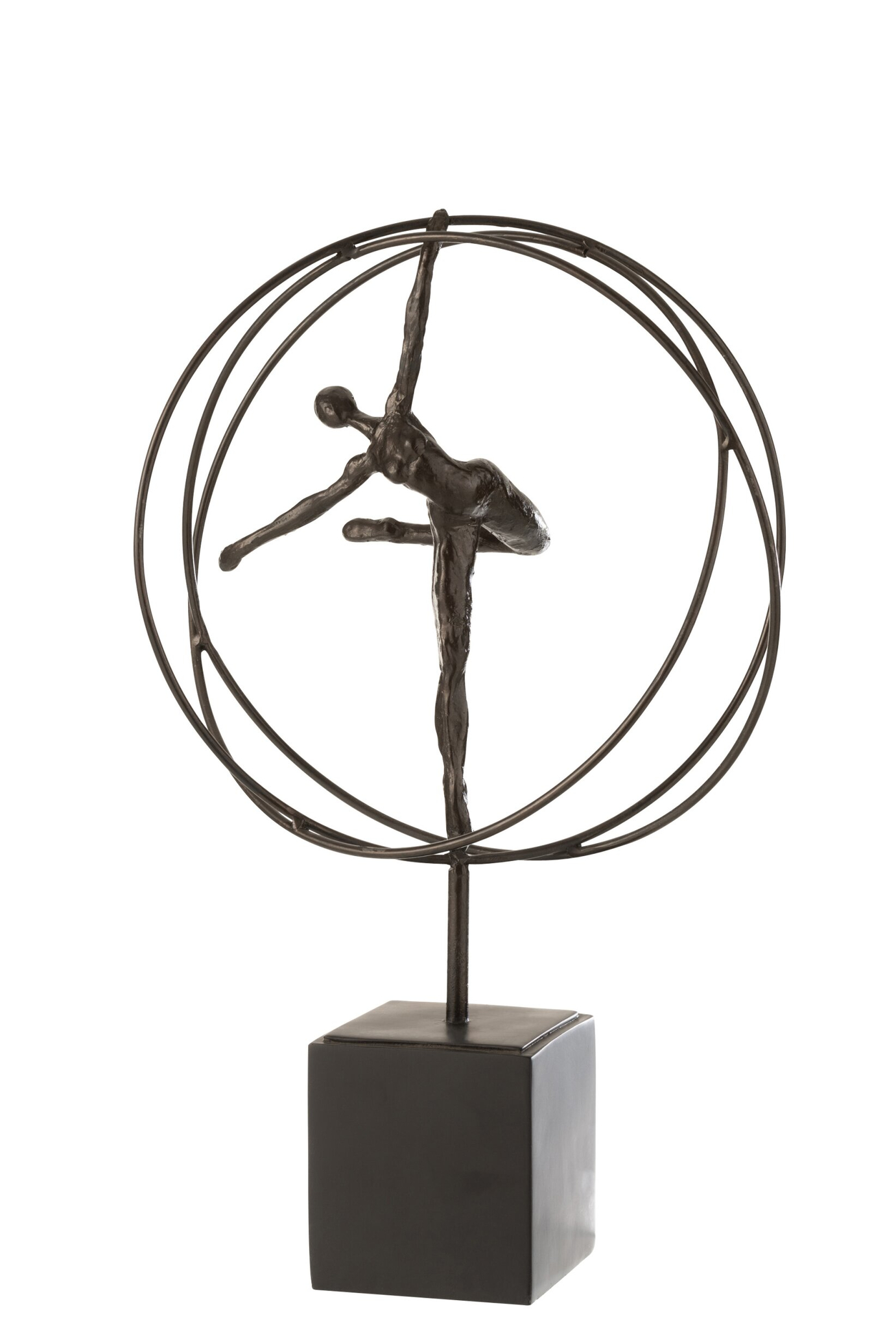 Beeld Voolas Steen Bruin H49 cm - Afbeelding 2