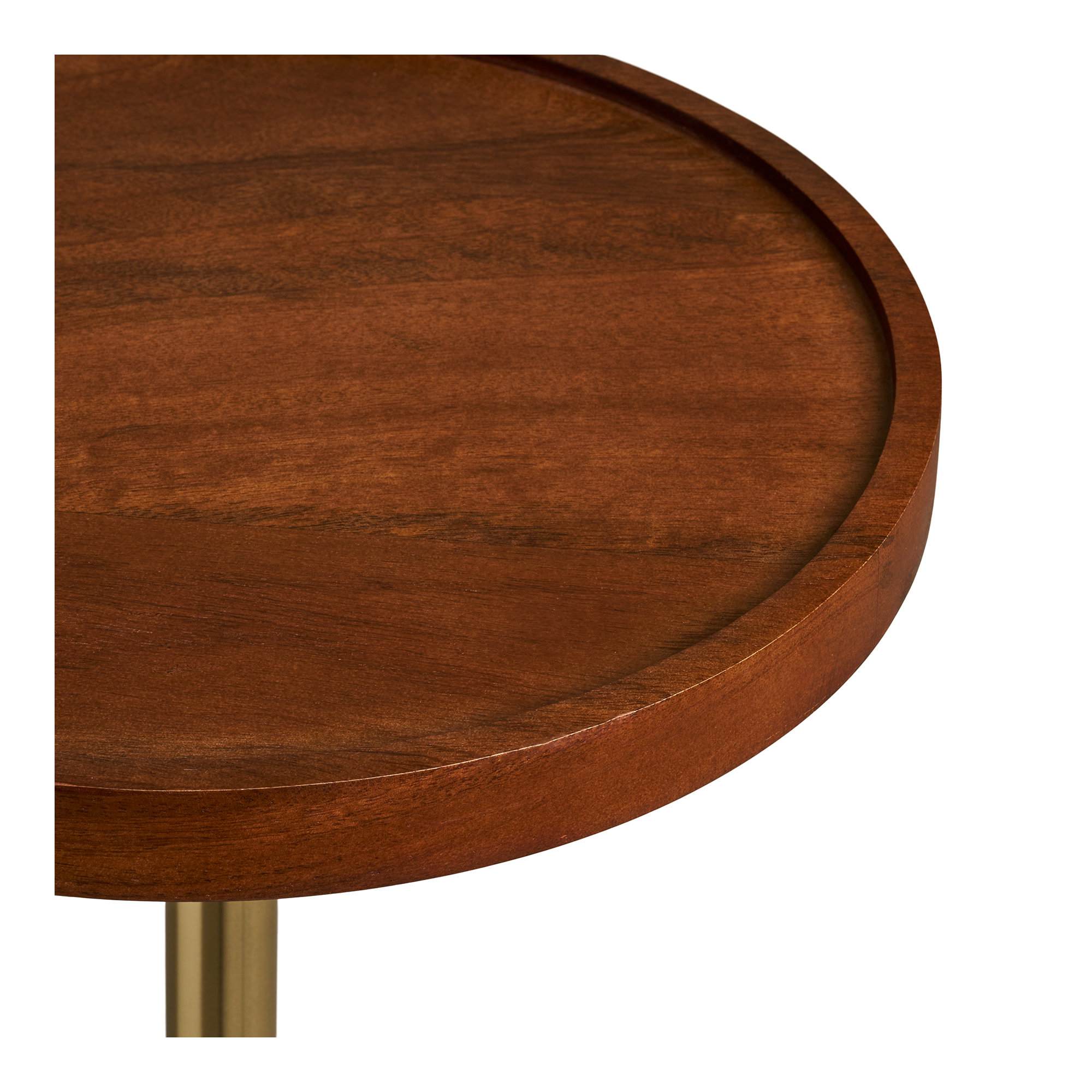 Bijzettafel Koorril Mangohout Ø30 cm - Afbeelding 4
