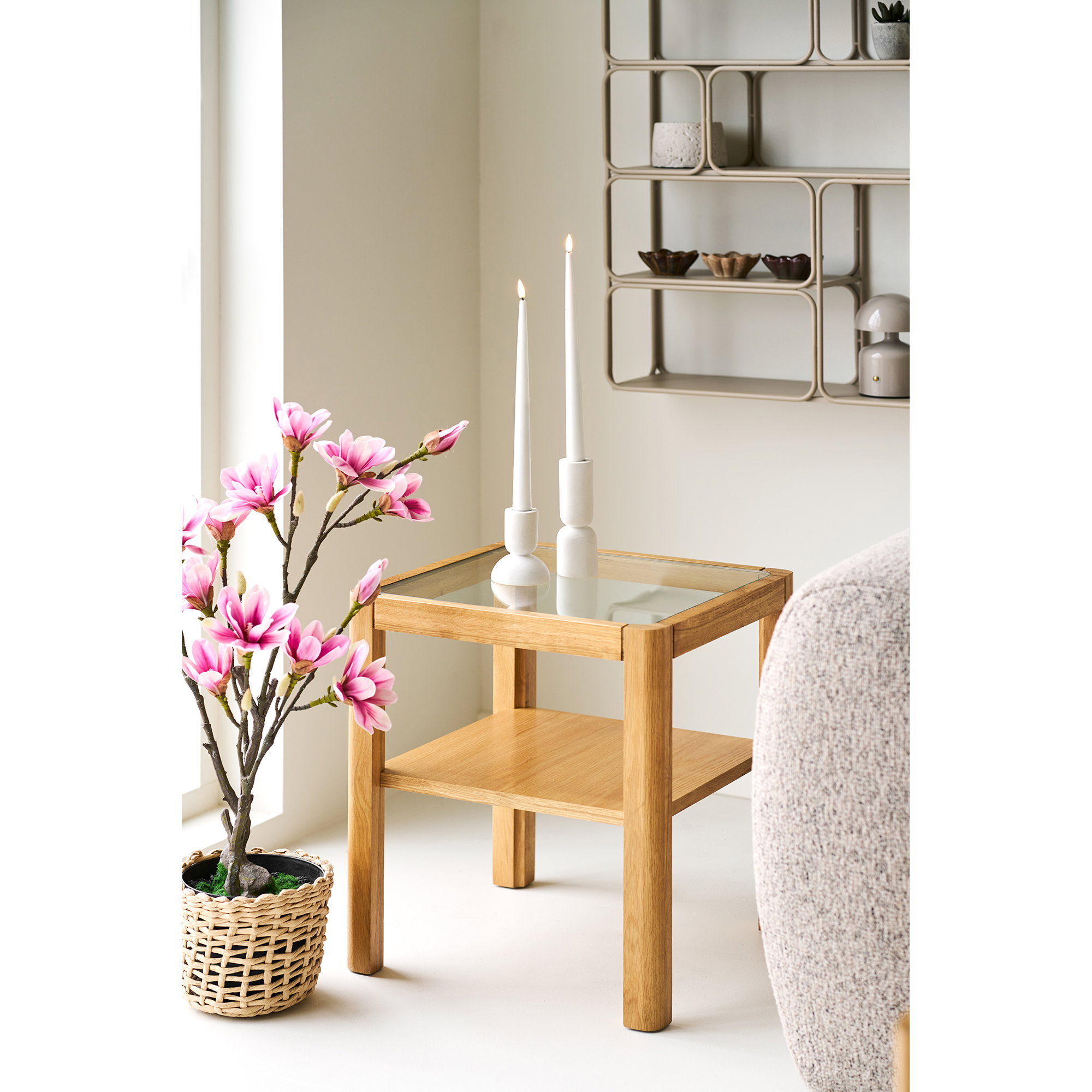 Bijzettafel Treider Eiken 40 cm - Afbeelding 4