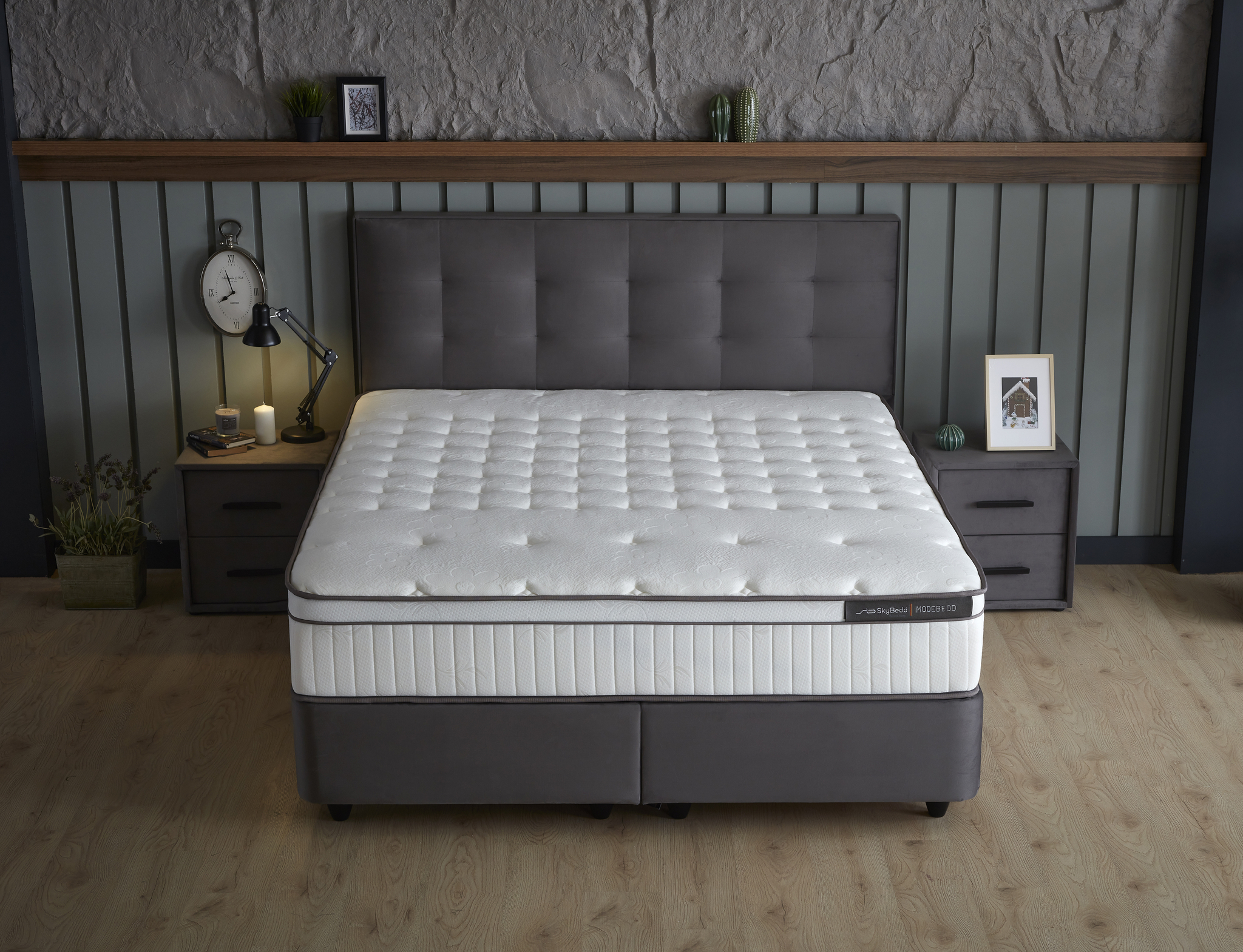 Boxspring Stirde Antraciet 180x200 - Afbeelding 2