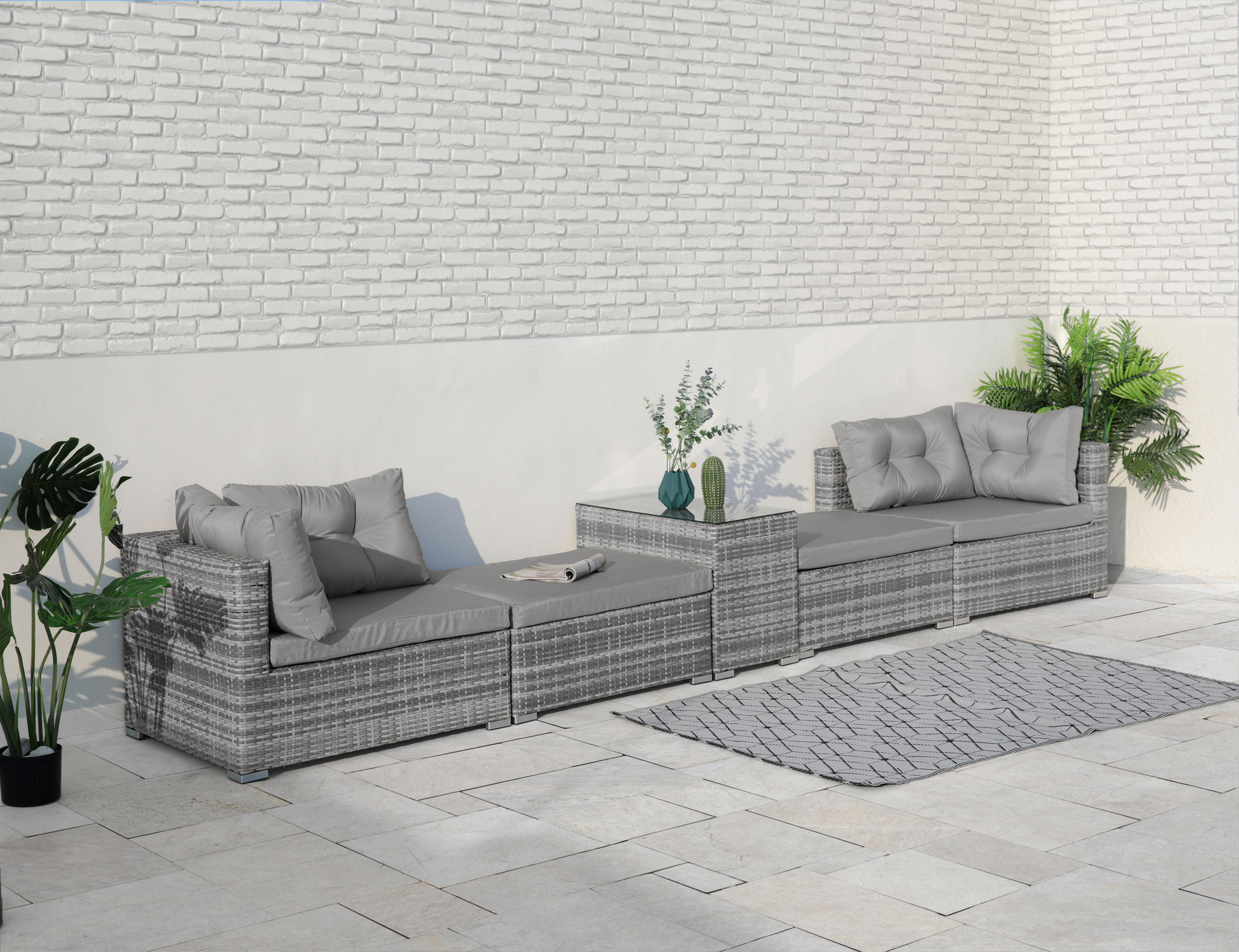 Boxspring Stirde Antraciet 180x200 - Afbeelding 6