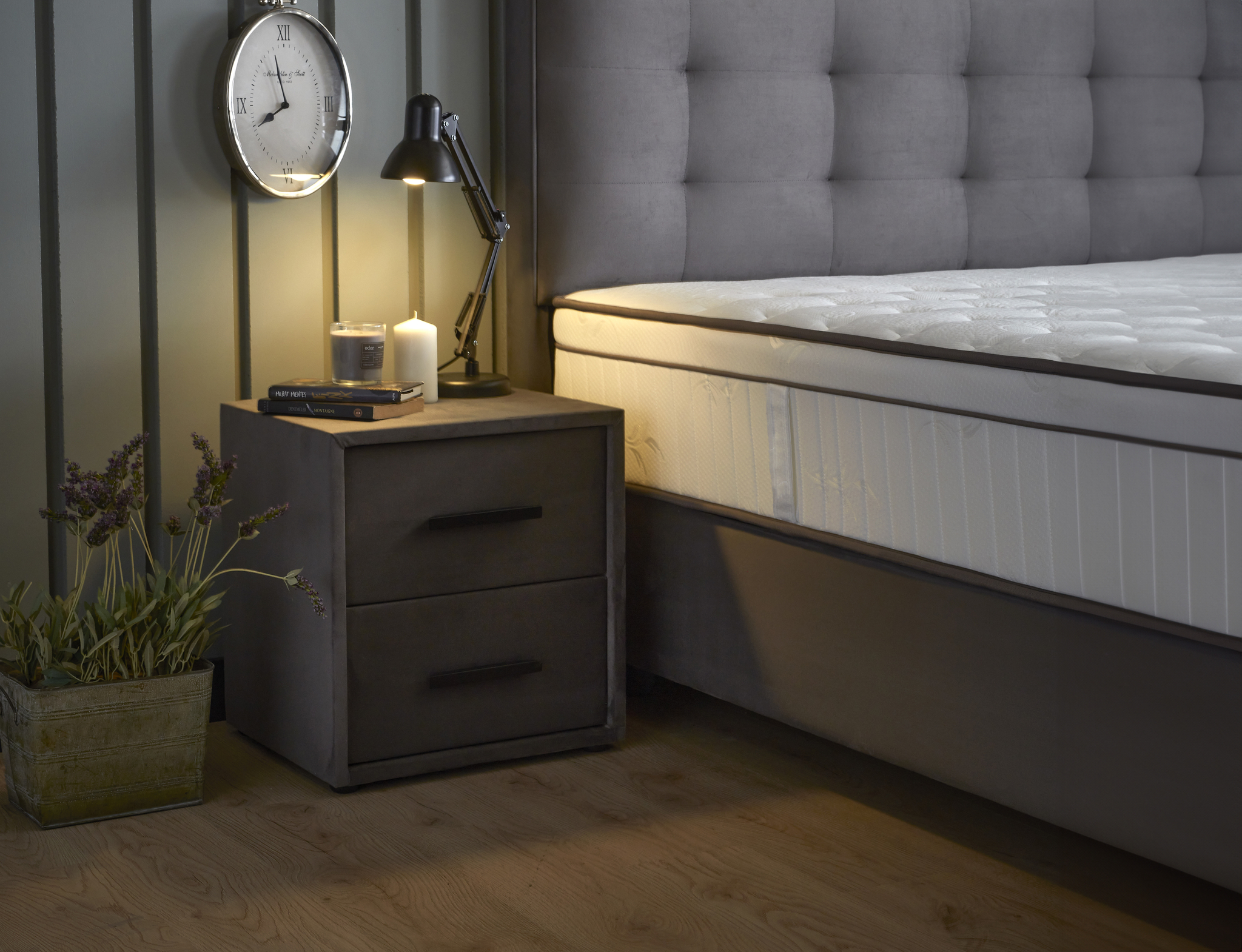 Boxspring Stirde Antraciet 180x200 - Afbeelding 7