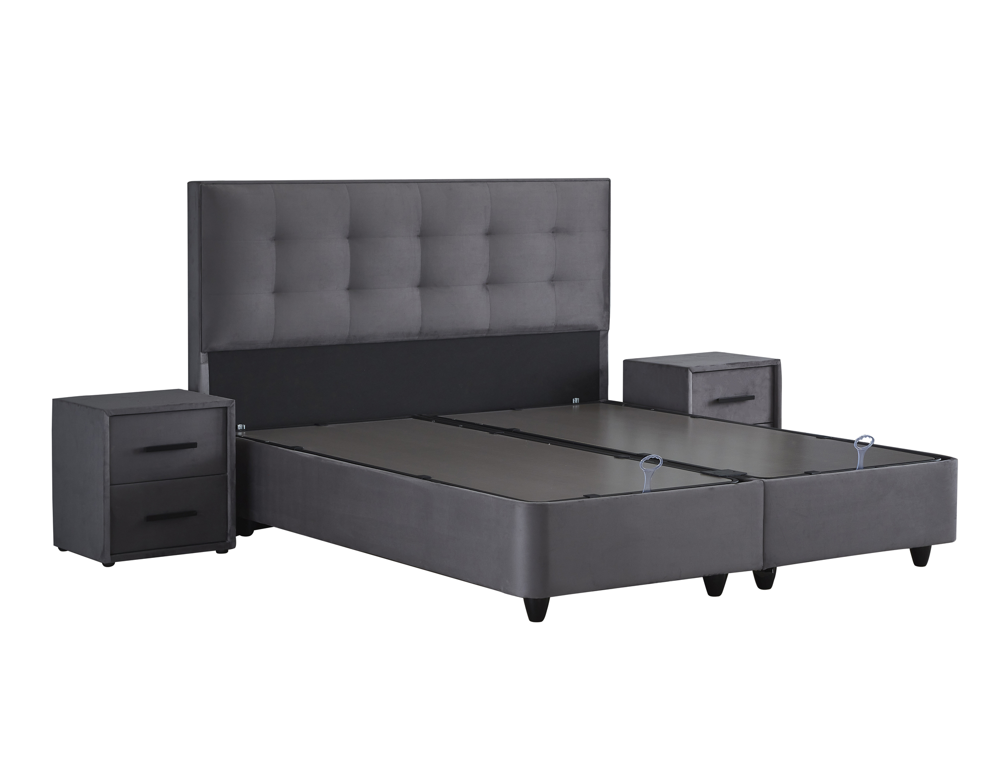 Boxspring Stirde Antraciet 180x200 - Afbeelding 9