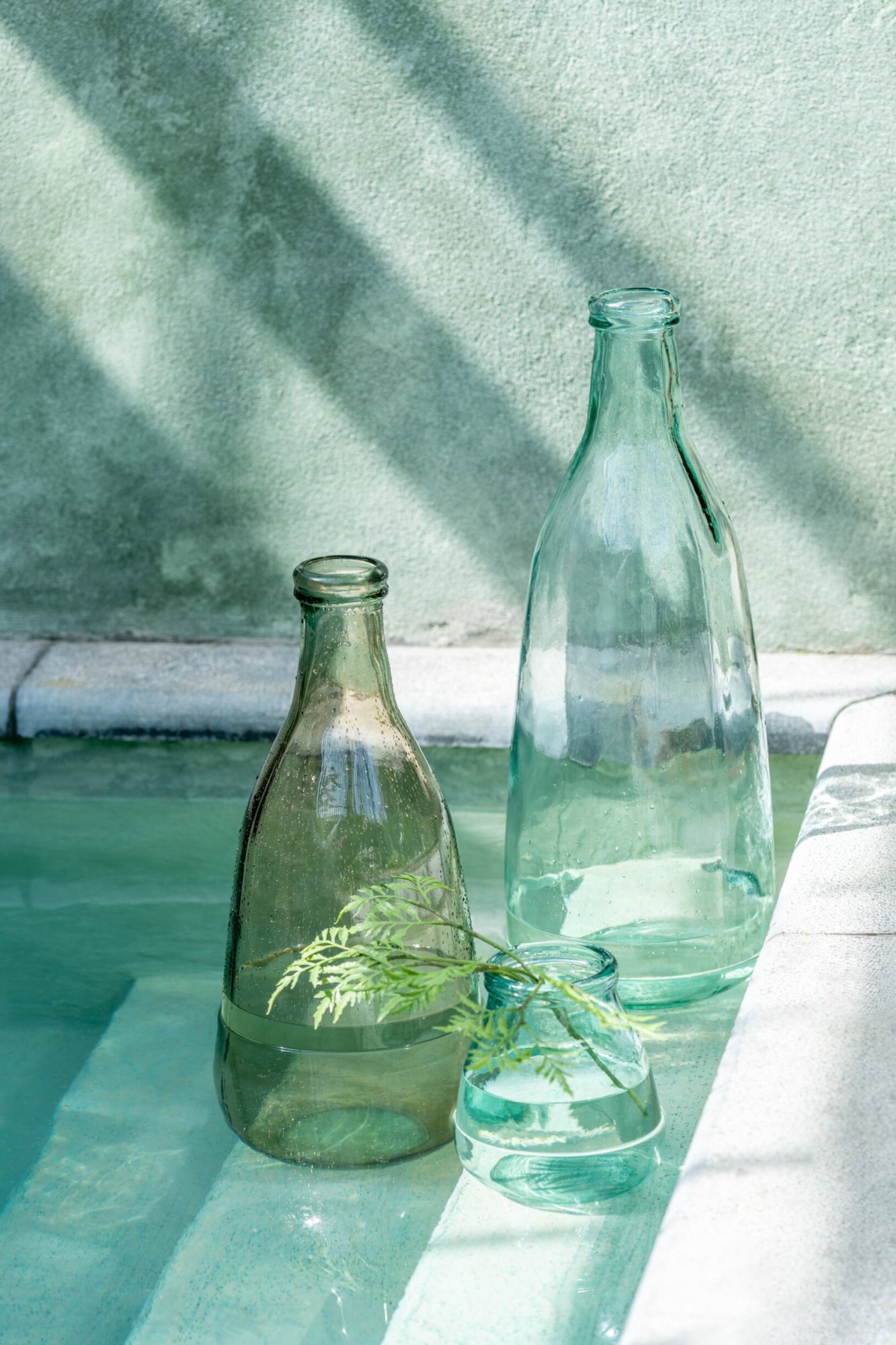 Vaas Skeindane Glas Transparant H75 cm - Afbeelding 2