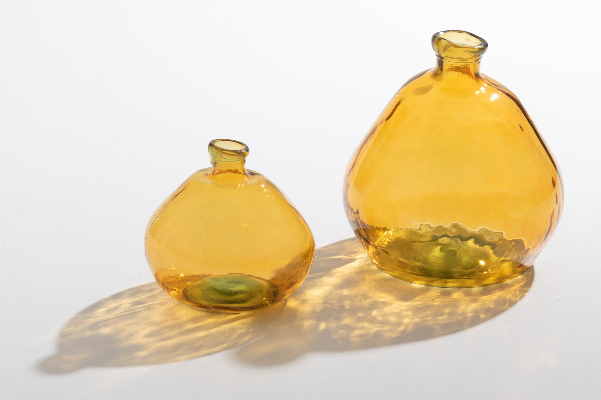 Vaas Jeevano Glas Geel H47,5 cm - Afbeelding 2