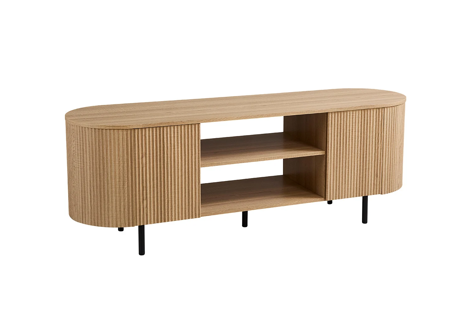 TV-meubel Slierund Naturel 160 cm - Afbeelding 4